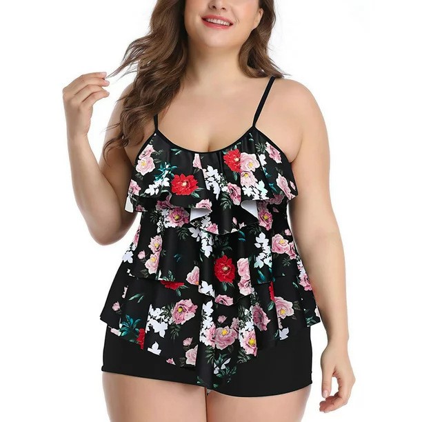 Tankini Damen Bikini Blumenmus – Shorts Bewertung und Preis