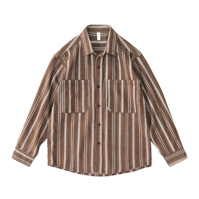 Herrenhemd im japanischen Vint – Corduroy Button Up Shirt Men Bewertung und Preis