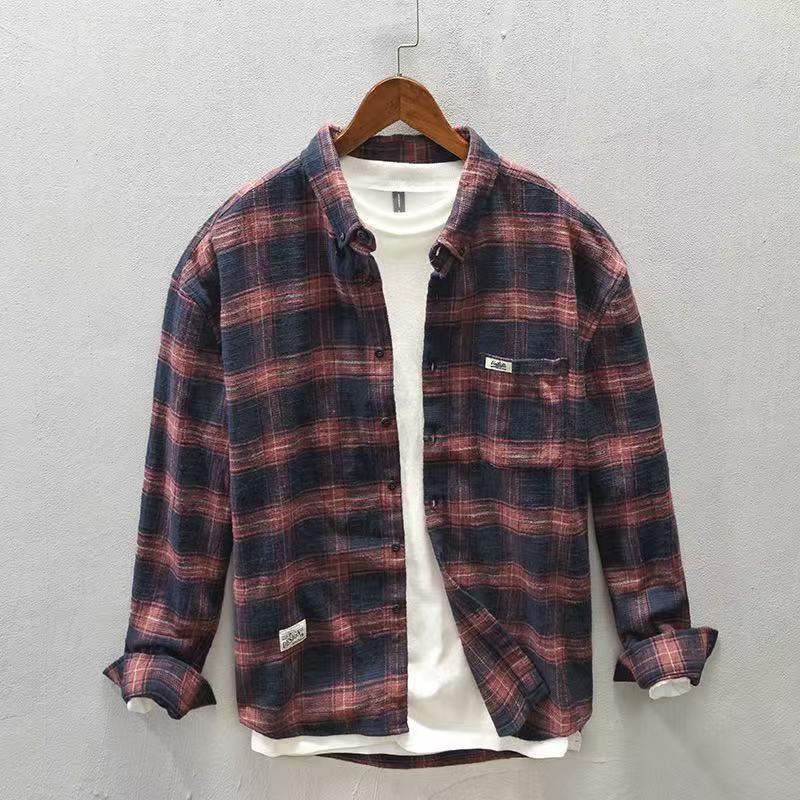 2026 Frühling/Herbst Neu Karie – Flannel Plaid Shirt Heavy Weight Bewertung und Preis