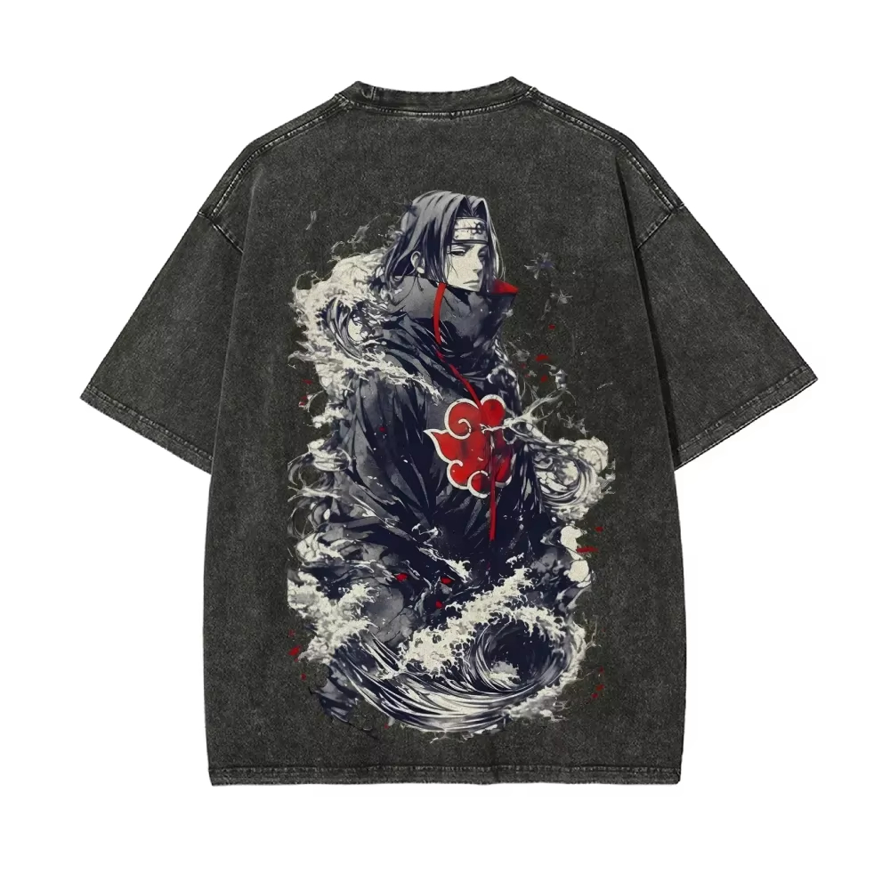 Naruto Itachi Uchiha T-Shirt A – Acid Wash Vintage Graphic T Shirt Bewertung und Preis