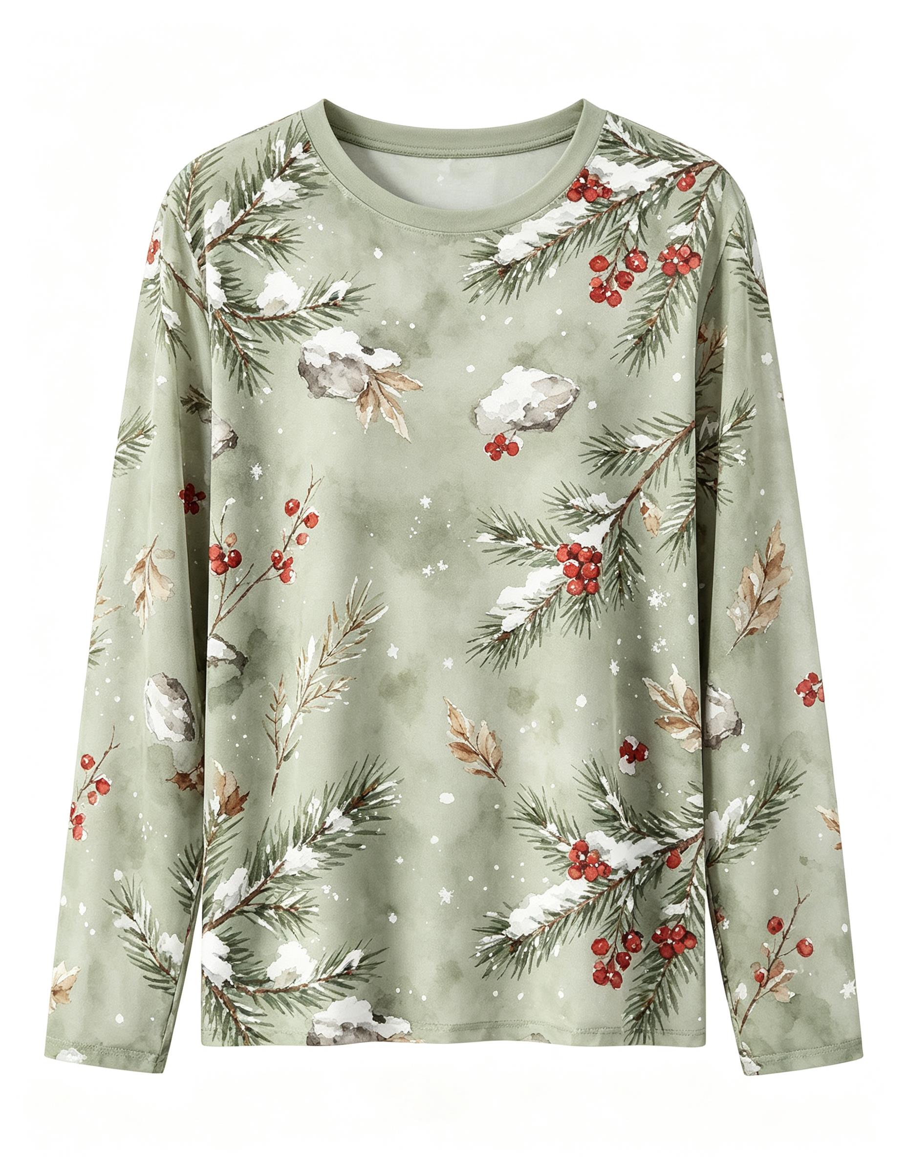 Weihnachts-Langarm-T-Shirt für – T-Shirts Bewertung und Preis