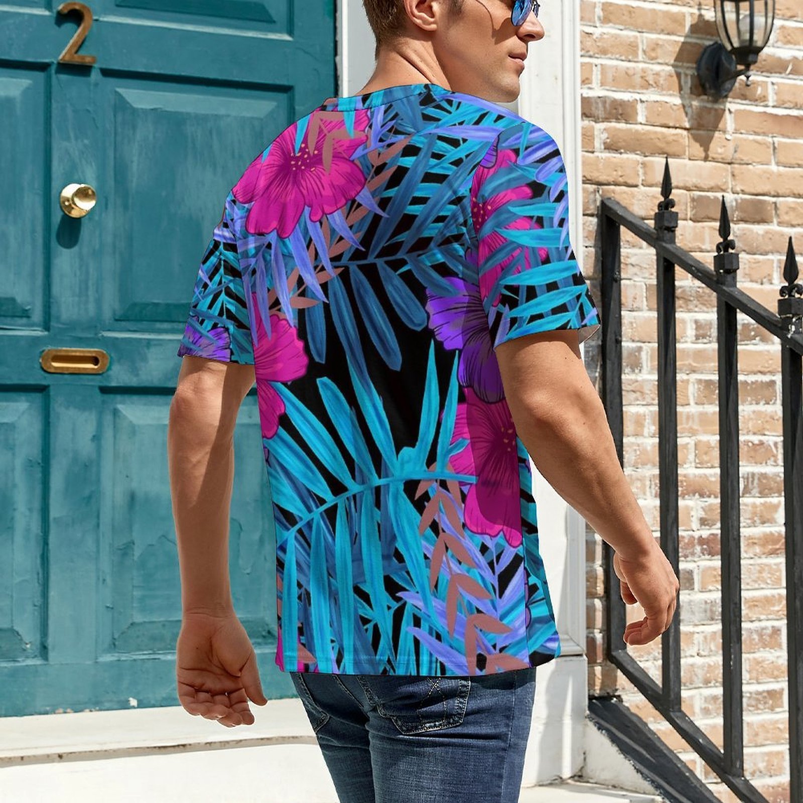 Übergroßes T-Shirt, Sommer-T-S – Vintage Hawaiian Floral Shirt Bewertung und Preis